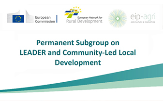 3ª Reunión del Subgrupo Permanente LEADER y Desarrollo local Participativo de la Red Rural Europea