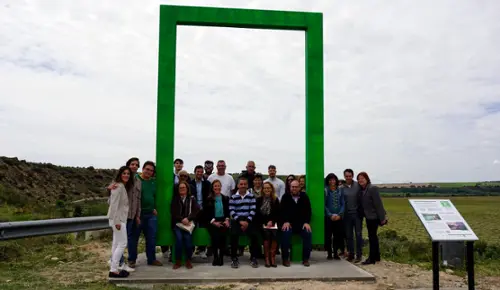 La Red Española de Desarrollo Rural y el Grupo de Desarrollo Rural ADASUR inauguran un nuevo 'Marco ODS' en Zorita de los Canes (Guadalajara)