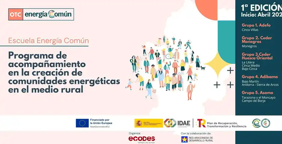 Red Aragonesa impulsar las comunidades energéticas en el medio rural
