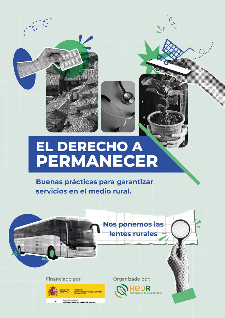 Portada de El derecho a permanecer: Buenas prácticas para garantizar servicios en el medio rural